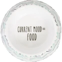 Frisco Chevron Brushed Melamine Bowl -Pet Supplies Discount Store 216059 PT3. AC SS1800 V1591020997