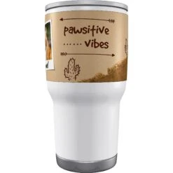 Frisco Double Walled "Pawsitive Vibes" Personalized Tumbler -Pet Supplies Discount Store 219776 PT3. AC SS1800 V1594392357