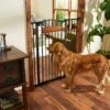 Frisco Wood Accents Extra Tall Auto-close Dog Gate -Pet Supplies Discount Store 221968 MAIN. AC SS1800 V1595281859