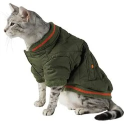 Frisco Mediumweight Insulated Quilted Bomber Dog & Cat Coat -Pet Supplies Discount Store 223977 PT2. AC SS1800 V1608820392