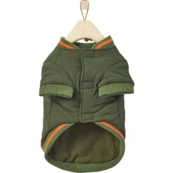Frisco Mediumweight Insulated Quilted Bomber Dog & Cat Coat -Pet Supplies Discount Store 223977 PT4. AC SS1800 V1599054067