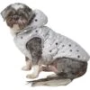 Frisco Mediumweight Silver Polka Dotted Insulated Dog & Cat Coat -Pet Supplies Discount Store 224017 MAIN. AC SS1800 V1600703155