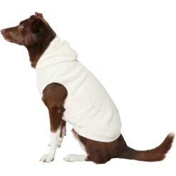 Frisco Plush Fur Dog & Cat Hoodie -Pet Supplies Discount Store 224209 PT2. AC SS1800 V1637651230