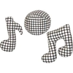 Frisco Retro Plush Squeaky Disco Dog Toy