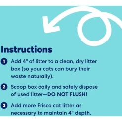 Frisco Lightweight Unscented Clumping Cat Litter -Pet Supplies Discount Store 230716 PT5. AC SS1800 V1657656284