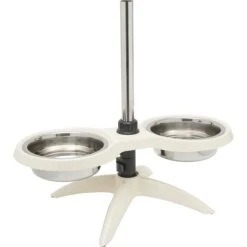 Frisco Adjustable Stainless Steel Double Elevated Dog Bowls -Pet Supplies Discount Store 232097 PT2. AC SS1800 V1605110599