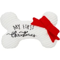 Frisco Holiday My First Christmas Bone Plush Squeaky Dog Toy 11 Frisco Holiday My First Christmas Bone Plush Squeaky Dog Toy -Pet Supplies Discount Store 233166 PT3. AC SS1800 V1600707130