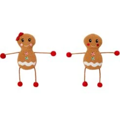 Frisco Holiday Gingerbread Pals Plush Kicker Cat Toy With Catnip, 2 Count 10 Frisco Holiday Gingerbread Pals Plush Kicker Cat Toy With Catnip, 2 Count -Pet Supplies Discount Store 233303 PT3. AC SS1800 V1600708061
