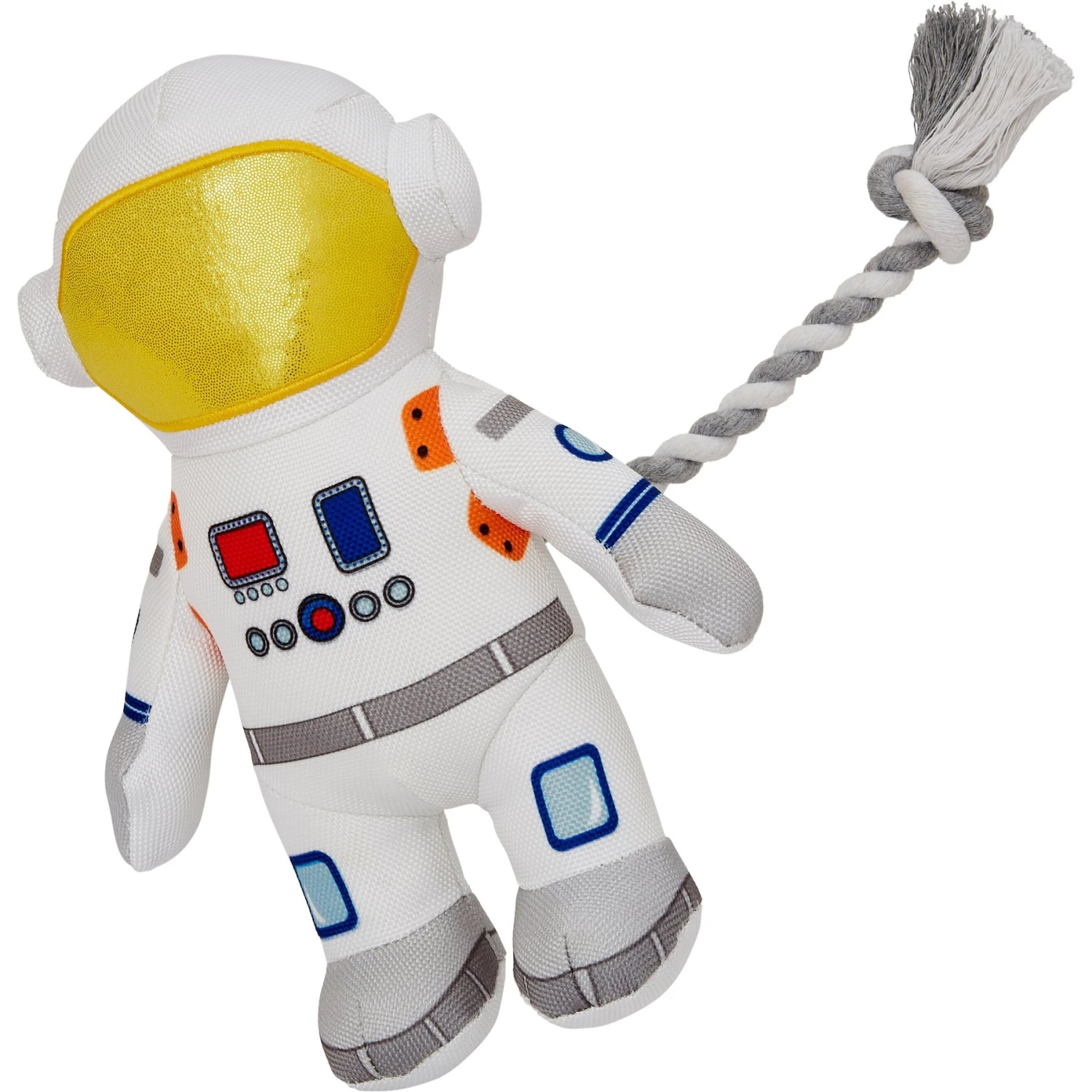 Frisco Ballistic Nylon Plush With Rope Squeaky Astronaut Dog Toy 3 Frisco Ballistic Nylon Plush With Rope Squeaky Astronaut Dog Toy