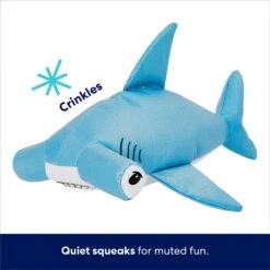 Frisco Hammerhead Shark Ballistic Nylon Plush Squeaky Dog Toy -Pet Supplies Discount Store 233593 PT2. AC SS1800 V1695748354