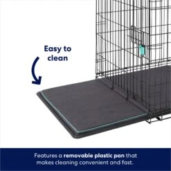 Frisco Heavy Duty Enhanced Lock Double Door Fold & Carry Wire Dog Crate & Mat Kit -Pet Supplies Discount Store 233736 PT4. AC SS1800 V1671661416