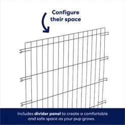 Frisco Heavy Duty Enhanced Lock Double Door Fold & Carry Wire Dog Crate & Mat Kit -Pet Supplies Discount Store 233736 PT6. AC SS1800 V1671661487
