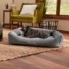 Frisco Rectangular Personalized Bolster Dog Bed W/Removable Cover -Pet Supplies Discount Store 234946 MAIN. AC SS1800 V1600207381