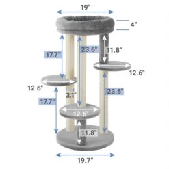 Frisco 41-in Faux Fur Cat Tree 9 Frisco 41-in Faux Fur Cat Tree -Pet Supplies Discount Store 236538 PT1. AC SS1800 V1617026040