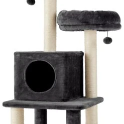 Frisco 55-in Faux Fur Cat Tree & Condo -Pet Supplies Discount Store 236542 PT4. AC SS1800 V1615987677
