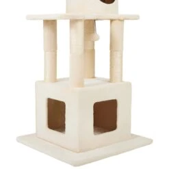 Frisco 54 In Faux Fur Cat Tree & Condo -Pet Supplies Discount Store 236551 PT4. AC SS1800 V1637693844
