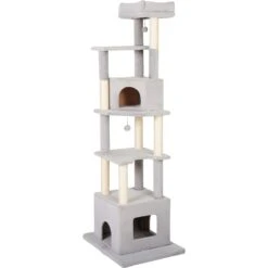 Frisco 80-in Faux Fur Cat Tree & Condo -Pet Supplies Discount Store 236556 PT2. AC SS1800 V1637694996