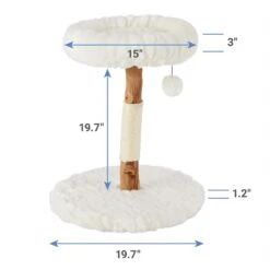 Frisco Natural Wood Modern Cat Tree With Toy, Ivory, Small 9 Frisco Natural Wood Modern Cat Tree With Toy, Ivory, Small -Pet Supplies Discount Store 236559 PT1. AC SS1800 V1617026260