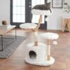 Frisco Natural Wood Modern Cat Tree With Toy, Ivory, Large -Pet Supplies Discount Store 236563 MAIN. AC SS1800 V1616522232