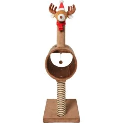 Frisco Holiday 52.3-in Reindeer Cat Scratching Post & Tunnel 13 Frisco Holiday 52.3-in Reindeer Cat Scratching Post & Tunnel -Pet Supplies Discount Store 236569 PT3. AC SS1800 V1601332856