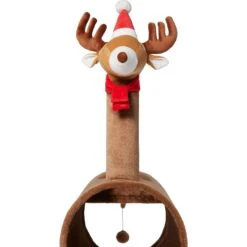 Frisco Holiday 52.3-in Reindeer Cat Scratching Post & Tunnel 14 Frisco Holiday 52.3-in Reindeer Cat Scratching Post & Tunnel -Pet Supplies Discount Store 236569 PT4. AC SS1800 V1601340995
