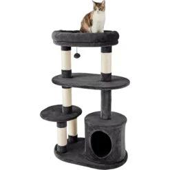Frisco 48.25-in Heavy Duty Faux Fur Cat Tree & Condo 10 Frisco 48.25-in Heavy Duty Faux Fur Cat Tree & Condo -Pet Supplies Discount Store 238154 PT2. AC SS1800 V1616075075
