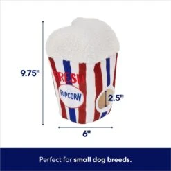 Frisco Zoomies & Chill Popcorn Hide & Seek Puzzle Plush Squeaky Dog Toy -Pet Supplies Discount Store 241679 PT1. AC SS1800 V1695748837