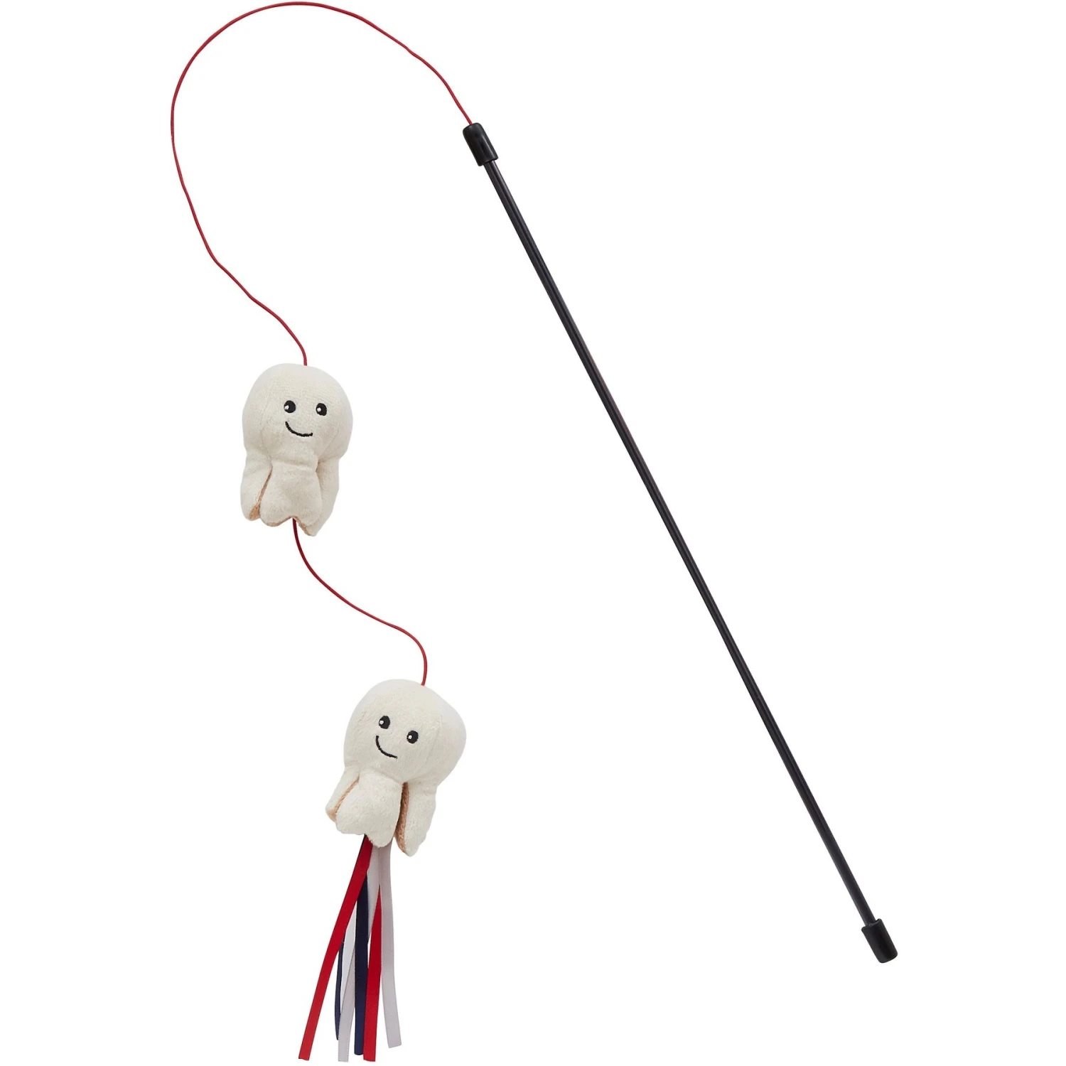 Frisco Zoomies & Chill Popcorn Teaser Wand Cat Toy With Catnip 3 Frisco Zoomies & Chill Popcorn Teaser Wand Cat Toy With Catnip