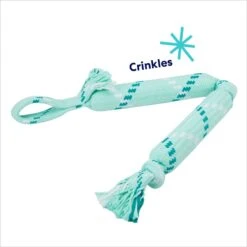 Frisco Double Fun Rope Crinkle Fetch Dog Toy -Pet Supplies Discount Store 242137 PT2. AC SS1800 V1695748414