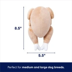 Frisco Holiday Turkey 2-in-1 Plush Squeaky Dog Toy -Pet Supplies Discount Store 244925 PT2. AC SS1800 V1695045679