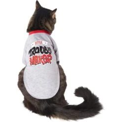 Frisco Little Trouble Maker Dog & Cat T-Shirt -Pet Supplies Discount Store 248639 PT2. AC SS1800 V1644959814