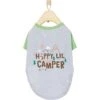 Frisco Happy Lil' Camper Dog & Cat T-Shirt -Pet Supplies Discount Store 248789 MAIN. AC SS1800 V1673304393