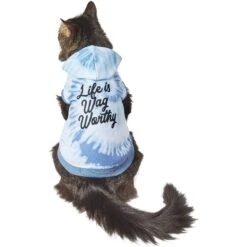 Frisco Life Is Wag Worthy Tiedye Print Dog & Cat Hoodie -Pet Supplies Discount Store 249094 PT2. AC SS1800 V1644959829