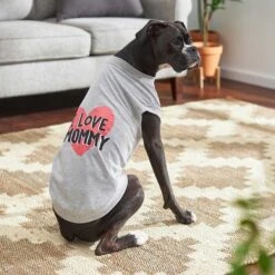 Frisco I Love Mommy Dog & Cat T-Shirt, Gray -Pet Supplies Discount Store 249278 PT4. AC SS1800 V1624606063
