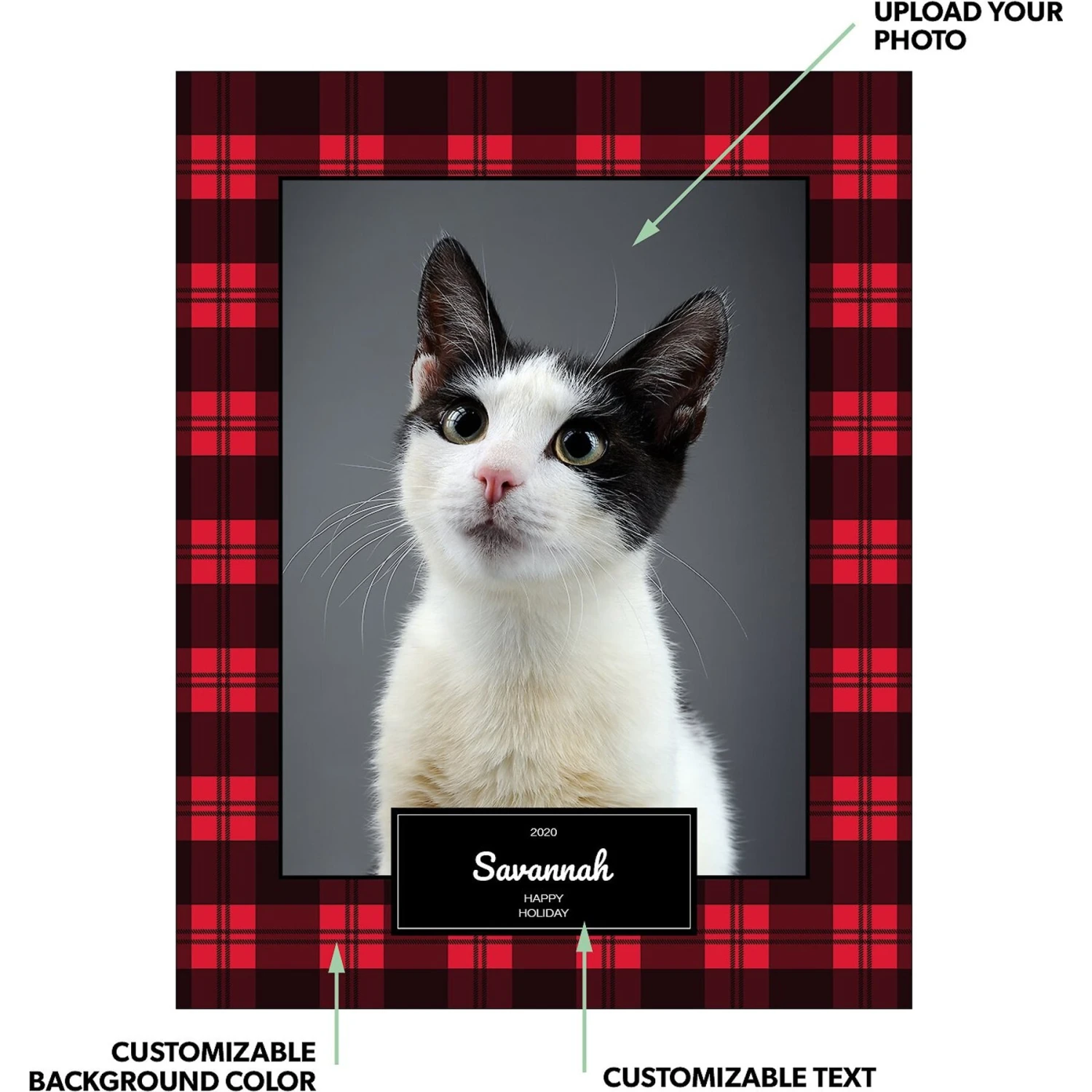 Frisco Personalized Plaid Photo Puzzle 4 Frisco Personalized Plaid Photo Puzzle - Image 2