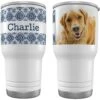 Frisco Double Walled Boho Damask Personalized Tumbler, 30-oz Cup -Pet Supplies Discount Store 250749 MAIN. AC SS1800 V1606680437