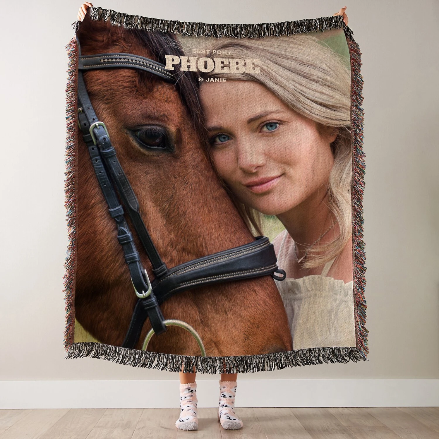 Frisco Portrait Woven Throw Personalized Blanket 5 Frisco Portrait Woven Throw Personalized Blanket - Image 3