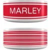Frisco Preppy Stripes Ceramic Personalized Dog Bowl -Pet Supplies Discount Store 250839 MAIN. AC SS1800 V1668093375