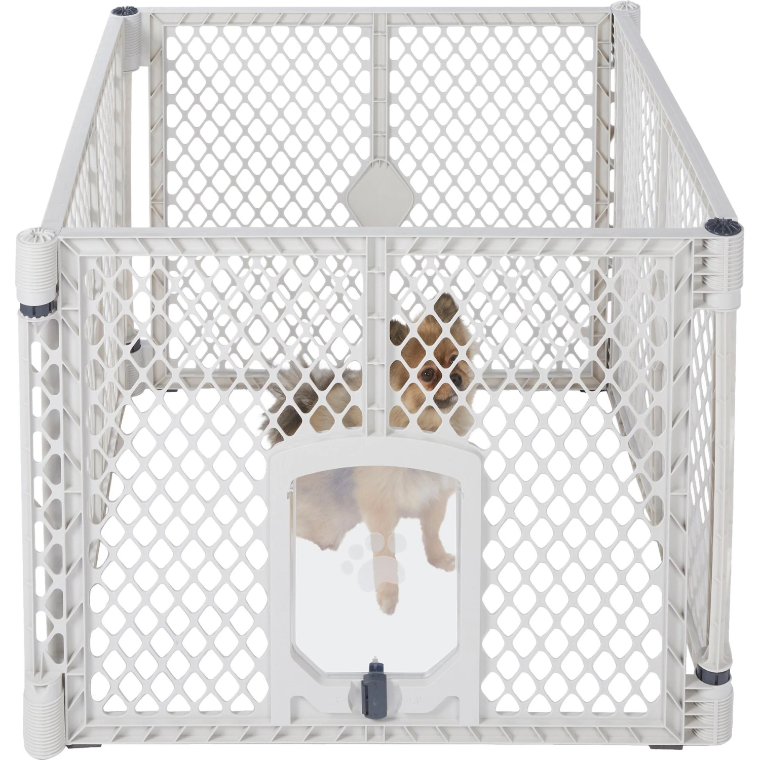 Frisco 4-Panel Plastic Exercise Dog Playpen 5 Frisco 4-Panel Plastic Exercise Dog Playpen - Image 3