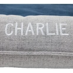 Frisco Orthopedic Personalized Bolster Dog Bed W/Removable Cover, Harbour Blue, Large -Pet Supplies Discount Store 252617 PT5. AC SS1800 V1604532720