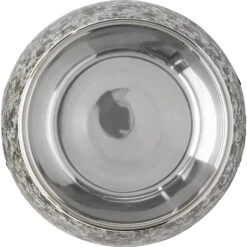 Frisco Black Marble Design Stainless Steel Dog & Cat Bowl -Pet Supplies Discount Store 253048 PT4. AC SS1800 V1616526790