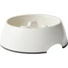 Frisco Melamine Slow Feed Dog & Cat Bowl With Gold Trim -Pet Supplies Discount Store 253066 MAIN. AC SS1800 V1616597855