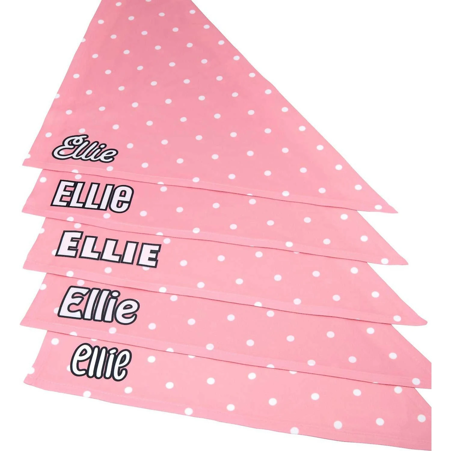 Frisco Polka Dot Personalized Dog & Cat Bandana 7 Frisco Polka Dot Personalized Dog & Cat Bandana - Image 5