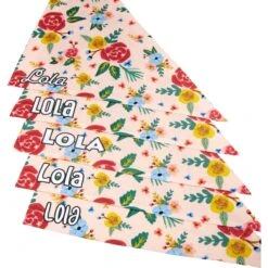Frisco Floral Personalized Dog & Cat Bandana -Pet Supplies Discount Store 254255 PT4. AC SS1800 V1618508284