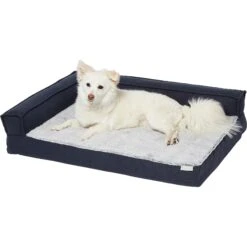 Frisco Faux Felt Orthopedic Corner Sofa Bolster Dog Bed W/Removable Cover -Pet Supplies Discount Store 255190 PT2. AC SS1800 V1616074455