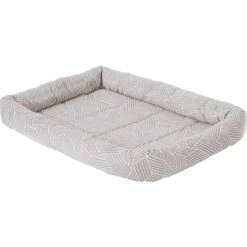 Frisco Fold & Carry Double Door Collapsible Wire Dog Crate & Frisco Gray Basket Weave Dog Crate Mat -Pet Supplies Discount Store 255477 PT3. AC SS1800 V1604096804