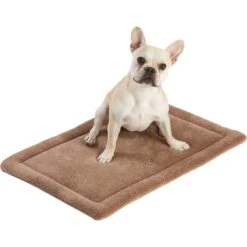 Frisco Heavy Duty Fold & Carry Double Door Collapsible Wire Dog Crate & Frisco Micro Terry Dog Crate Mat -Pet Supplies Discount Store 255531 PT4. AC SS1800 V1604149291