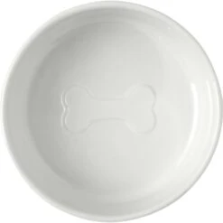 Frisco Ceramic Food Dog & Cat Bowl With Wood Base -Pet Supplies Discount Store 256043 PT5. AC SS1800 V1615310838