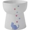 Frisco Cat Print Non-Skid Elevated Ceramic Cat Bowl, Tall -Pet Supplies Discount Store 256099 MAIN. AC SS1800 V1615299725