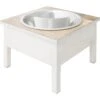 Frisco Farm House Wood Elevated Non-Skid Stainless Steel Dog Bowl -Pet Supplies Discount Store 257160 MAIN. AC SS1800 V1612366387
